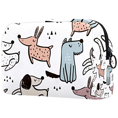 Reise Kosmetiktasche Cartoon Tiere Klein Make Up Tasche Kulturbeutel Mit Reißverschluss Für Frauen 18.5x7.5x13cm von Adamion