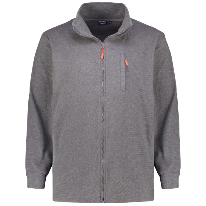 ADAMO Sweatjacke mit Struktur von Adamo