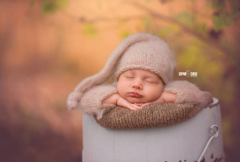 Neugeborenen Mütze, Elfen Foto Requisiten, Fotografie Mütze Sleepy, Fotografie, Strickmütze, Requisiten von Adaphotoprops