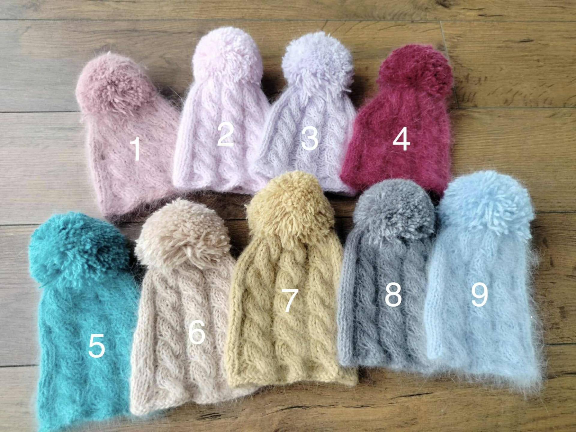 Angora Hut, Neugeborenen Mütze, Foto Requisiten, Bären Fotografie Neugeborene Baby Prop von Adaphotoprops