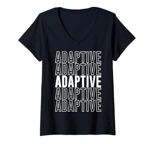 Damen Adaptiv T-Shirt mit V-Ausschnitt Damen Adaptiv T-Shirt mit V-Ausschnitt von Adaptive Apparel