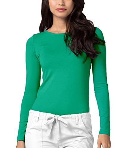 Adar Damen Untershirt - Langärmeliges Komfort T-Shirt - 2900 - Spearmint - 3X von Adar Uniforms