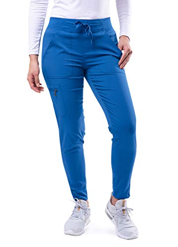 Adar Pro Damen Kittel - Ultimative medizinische Yoga Jogger Hose - P7104 - Royal Blue - S von Adar Uniforms