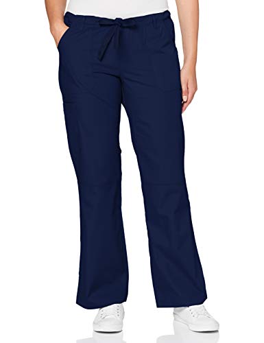 Adar Universal Damen Pflegebekleidung - Gerade Hose mit Kordelzug - 510 - Navy - 2X von Adar Uniforms