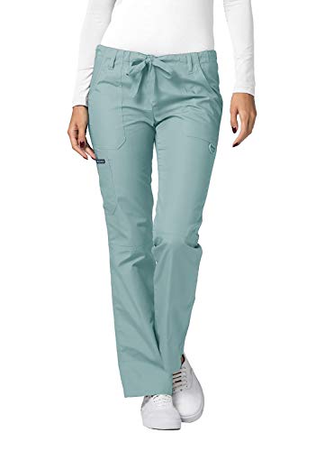 Adar Universal Damen Pflegebekleidung - Gerade Hose mit Kordelzug - 510 - Submarine - L von Adar Uniforms