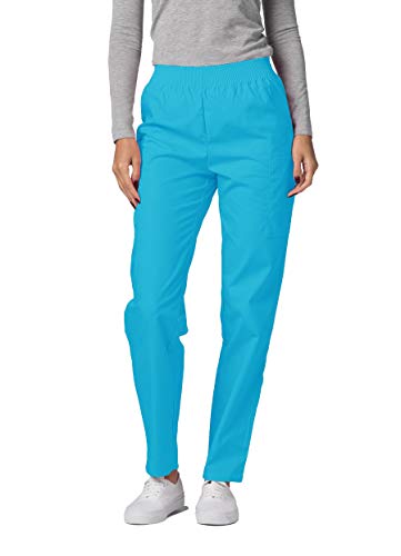 Adar Universal Damen Pflegebekleidung - Konische Cargo Hose - 503 - Turquoise - M von Adar Uniforms