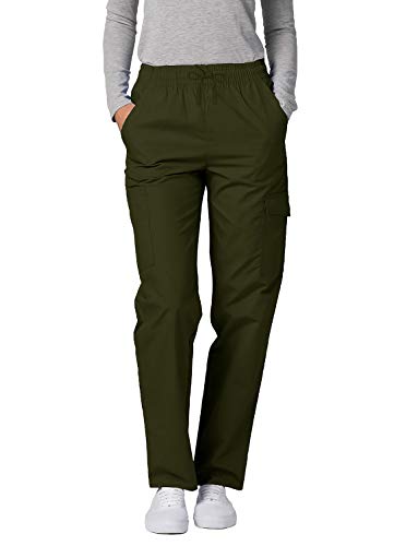 Adar Universal Damen Pflegebekleidung - lockere Cargo Hose - 506 - Olive - 2X von Adar Uniforms