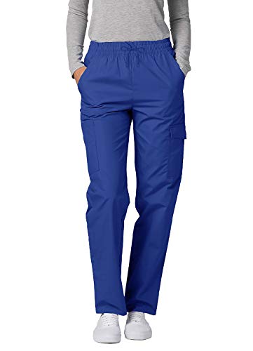 Adar Universal Damen Pflegebekleidung - lockere Cargo Hose - 506 - Royal Blue - L von Adar Uniforms