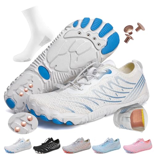 AddBili Erdungsschuhe mit Kupfer für effektives Erden, während sie weich und bequem bleiben. Erleben Sie die Vorteile der Erdung, Weiss/opulenter Garten, 11 Women/9.5 Men von AddBili