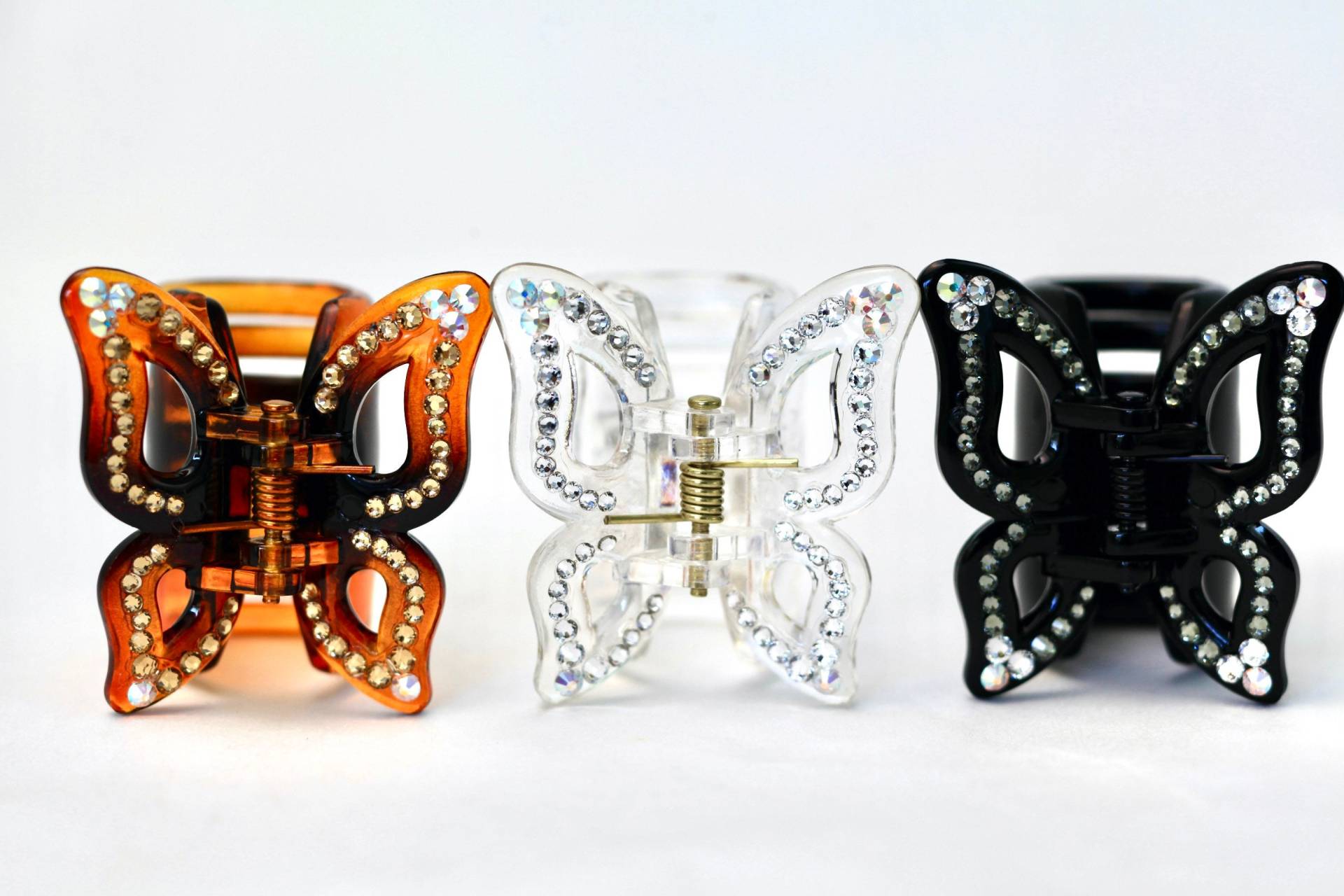 Schmetterling Haarspange, Haarklemme, Swarovski Elements Kristall, Kleine Klammer Für Feines Haar Schmetterling Haarspange, Haarklemme, Swarovski Elements Kristall, Kleine Klammer Für Feines Haar von AddCrystal