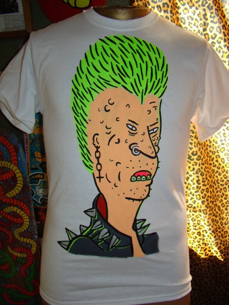 Vollfarbige Version "Leder, Spangen, Ohrstecker Und Akne" Punk Shirt Vollfarbige Version "Leder, Spangen, Ohrstecker Und Akne" Punk Shirt von AddictedToChaos