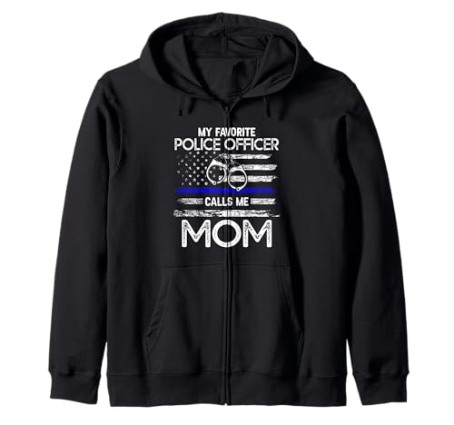 Mein Lieblingspolizist nennt mich Mama - Support Cop Family Kapuzenjacke Mein Lieblingspolizist nennt mich Mama - Support Cop Family Kapuzenjacke von Addictive Designs Professional Merch