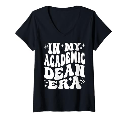 Damen In meiner akademischen Dekanzeit: Hochschulleiterausbildung T-Shirt mit V-Ausschnitt Damen In meiner akademischen Dekanzeit: Hochschulleiterausbildung T-Shirt mit V-Ausschnitt von Addictive Designs School Merch