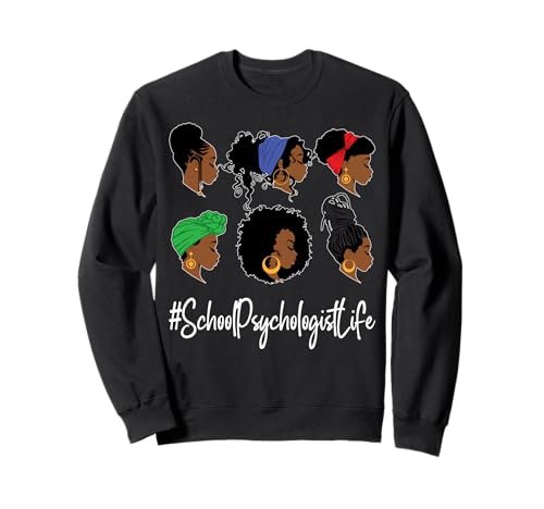 Schule Psychologin Life Black African-American Afro Woman Sweatshirt Schule Psychologin Life Black African-American Afro Woman Sweatshirt von Addictive Designs School Merch