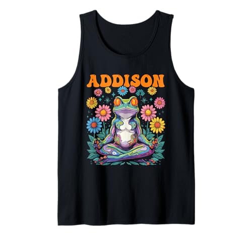 Addison Skurrile Frosch Design für Mädchen Name Addison Tank Top Addison Skurrile Frosch Design für Mädchen Name Addison Tank Top von Addison Designs for Girls Name Addison