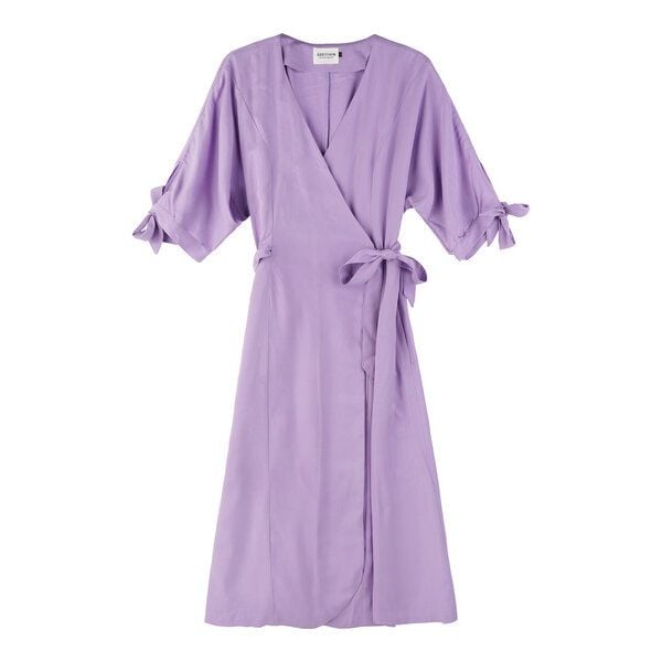 Addition Sustainable Apparel Bow Wrap Dress - Wickelkleid aus Tencel von Addition Sustainable Apparel