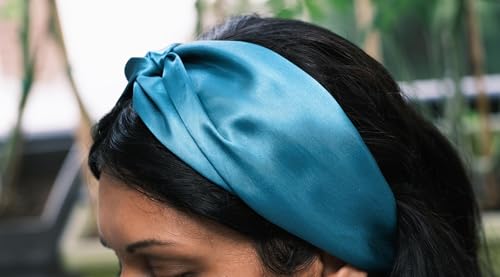 Haarband für Damen, 100 % natürliche Mauerseide, 22 Momme, elastischer Haarreif, weiche Pflege für das Haar, handgefertigt in Frankreich, originelles und einzigartiges Geschenk von Ade'Soie