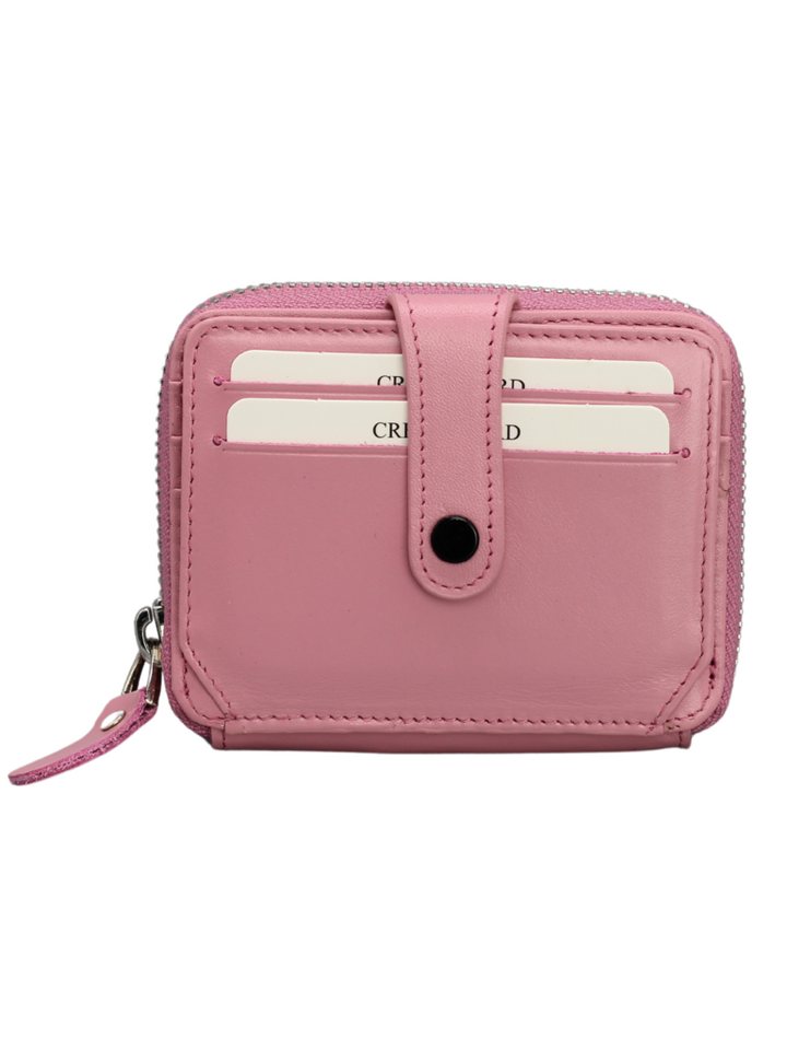 Adel Bags Geldbörse Julia Geldbörse aus echtem Leder. Portemonnaie mit Reissverschluss von Adel Bags