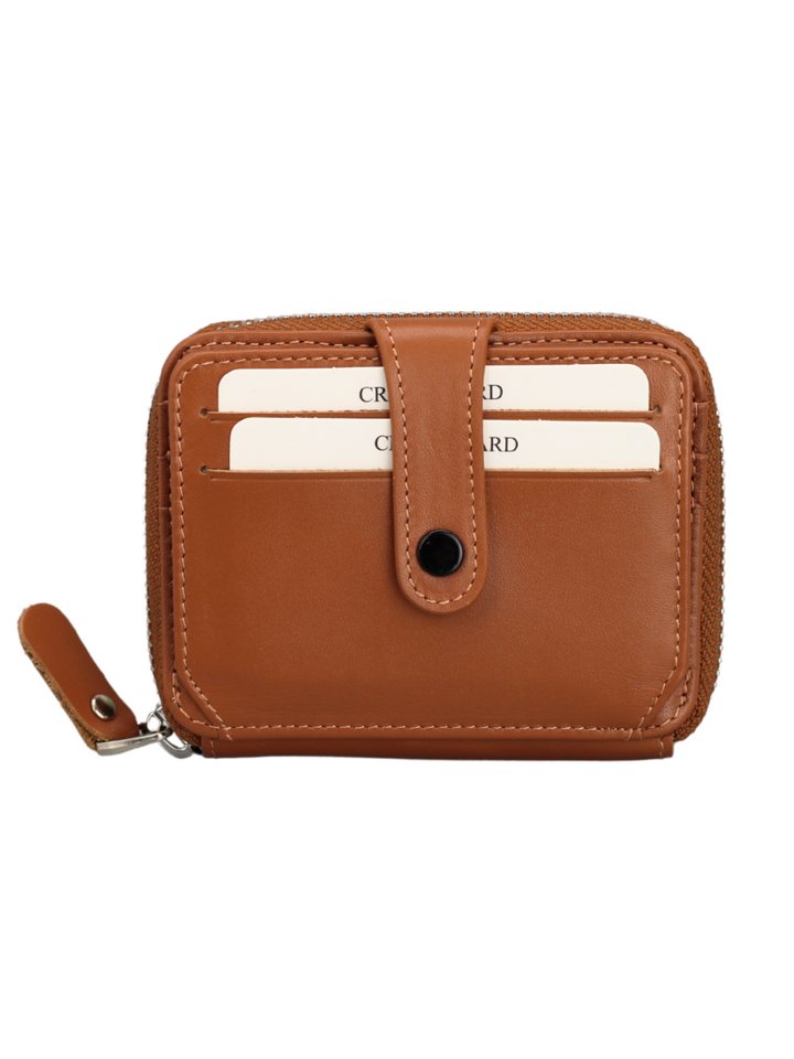 Adel Bags Geldbörse Julia Geldbörse aus echtem Leder. Portemonnaie mit Reissverschluss von Adel Bags