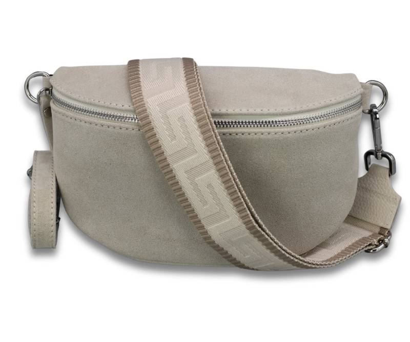 Adel Bags Gürteltasche SUEDE Bauchtasche für Damen aus echtem Wildleder, Beige von Adel Bags