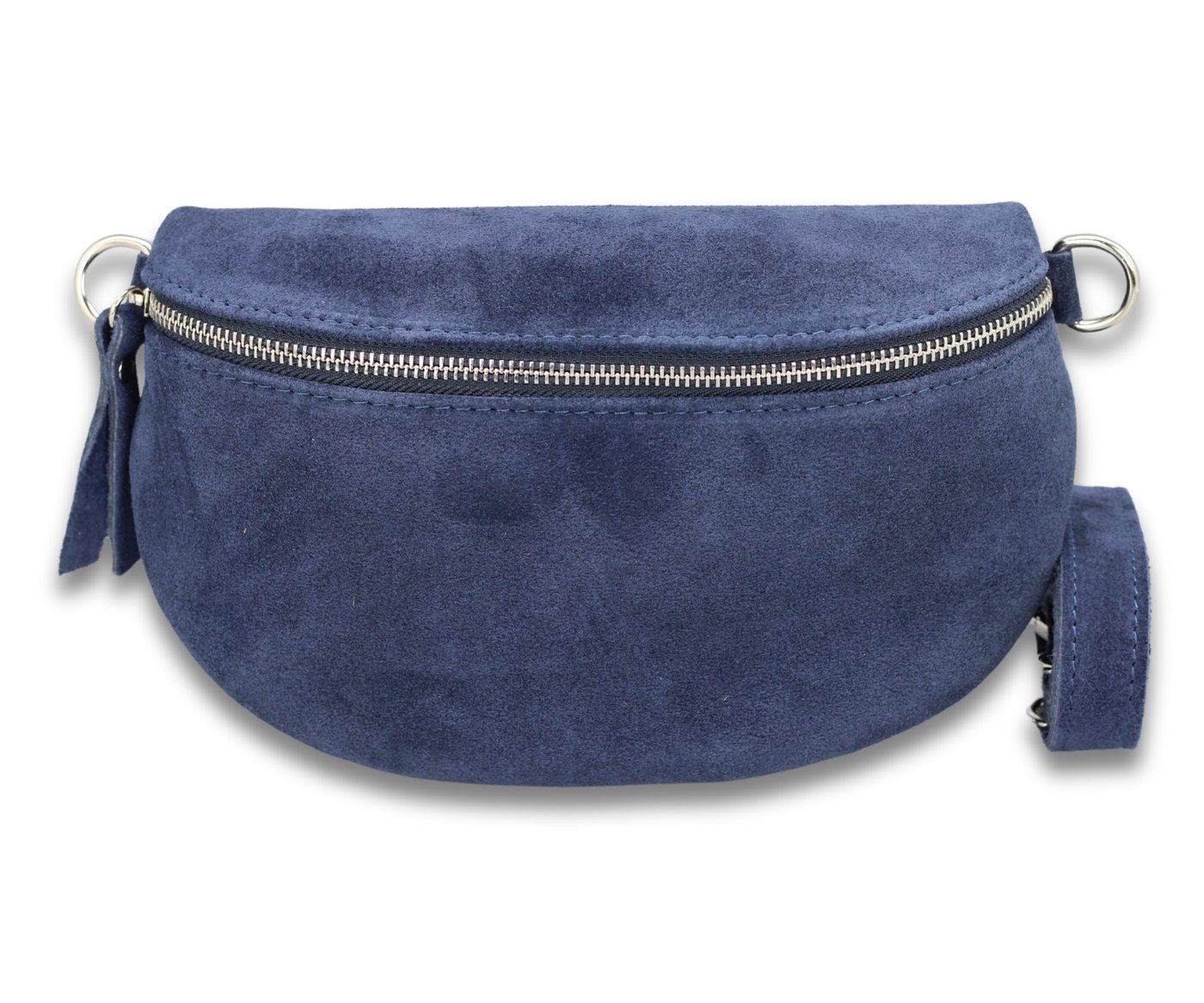 Adel Bags Gürteltasche SUEDE Bauchtasche für Damen aus echtem Wildleder, Dunkelblau von Adel Bags