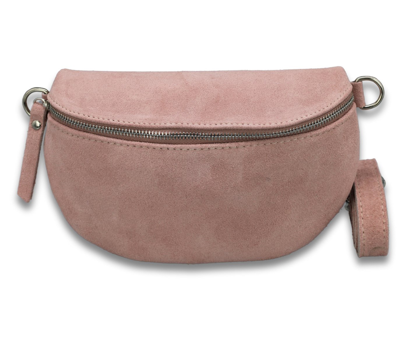 Adel Bags Gürteltasche SUEDE Bauchtasche für Damen aus echtem Wildleder, Rose von Adel Bags