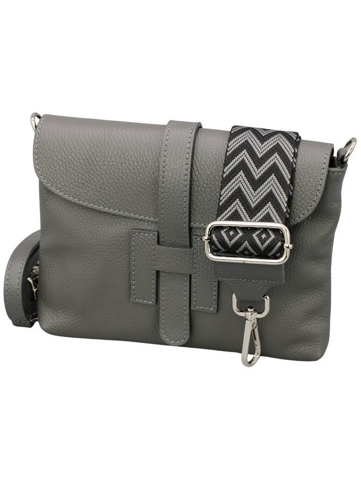 Adel Bags Schultertasche Helen Umhängetasche aus echtem Leder mit 2 verstellbaren Riemen von Adel Bags