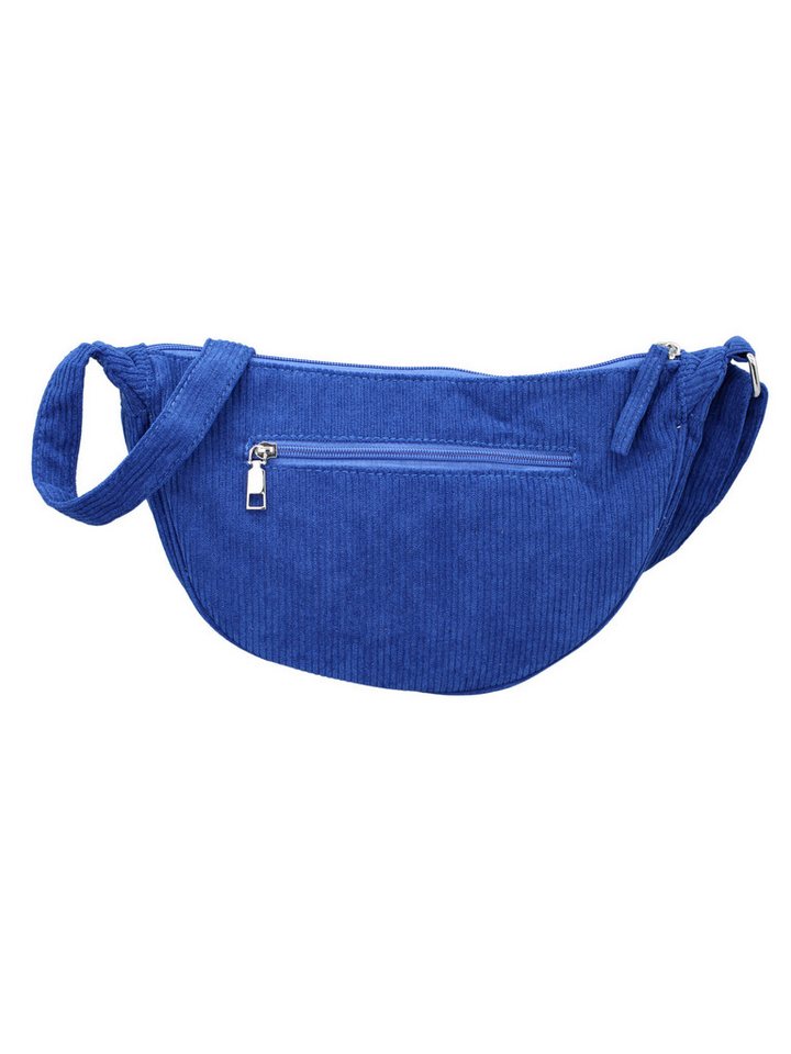 Adel Bags Schultertasche Kadi Cord Schultertasche – Weiche Banana Bag mit Reißverschluss von Adel Bags