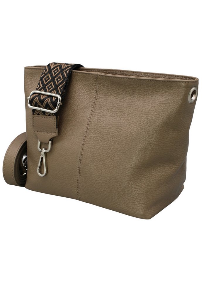 Adel Bags Schultertasche Vera Echt Leder Umhängetasche mit Innenfächern – 10 Farben, echtes Leder von Adel Bags