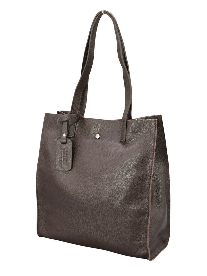Adel Bags Shopper BENITA Schultertasche für Damen, Handtasche, echtes Leder, herausnehmbares Innenfach, Made in Italy von Adel Bags