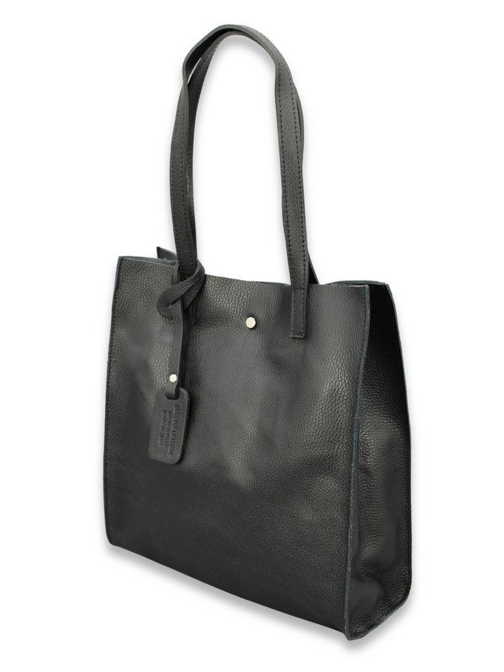 Adel Bags Shopper BENITA Schultertasche für Damen, Handtasche, echtes Leder, herausnehmbares Innenfach, Made in Italy von Adel Bags