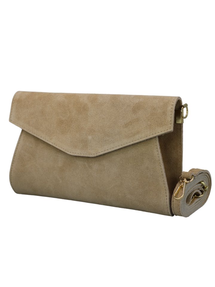 Adel Bags Umhängetasche SETRA Damen Schultertasche aus echtem Wildleder, hergestellt in Italien von Adel Bags