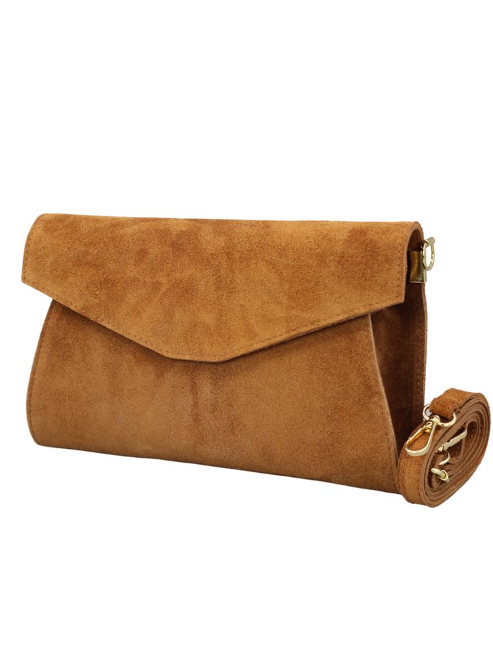 Adel Bags Umhängetasche SETRA Damen Schultertasche aus echtem Wildleder, hergestellt in Italien von Adel Bags