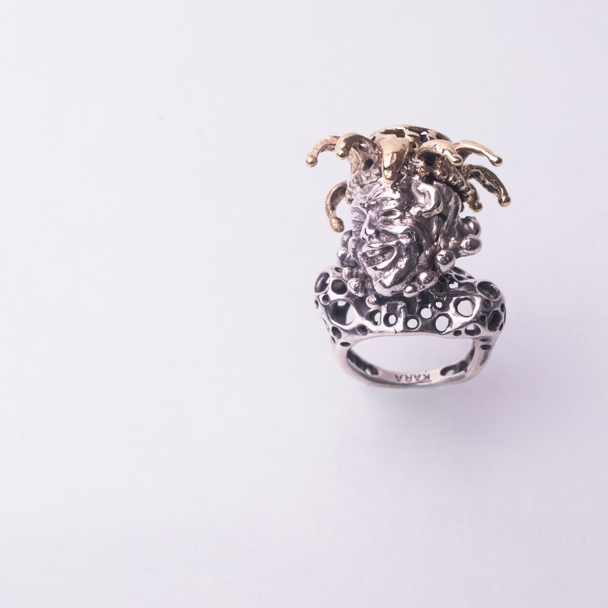 Königlicher Narren Clown Ring Männer Und Frauen in 925 Sterling Silber von AdelKaraSilverPalace