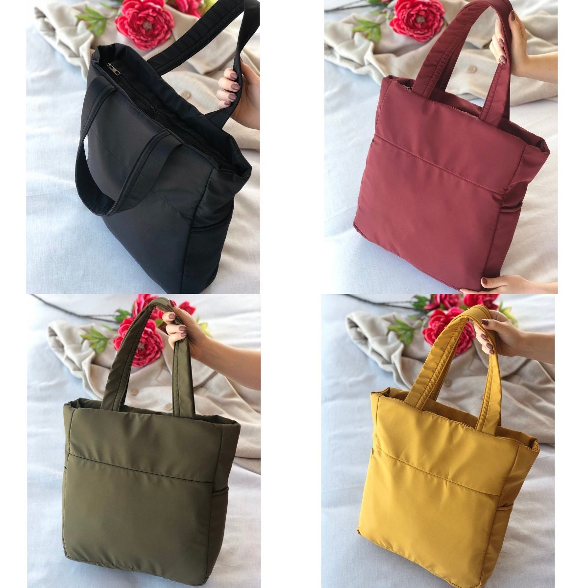 Damen Bunt Shopper Tragetasche, Tasche, Bunte Taschen, Geschenk Für Sie Damen Bunt Shopper Tragetasche, Tasche, Bunte Taschen, Geschenk Für Sie von AdelSocks