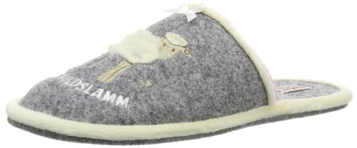 Adelheid Unschuldslamm Filzpantoffel, Farbe:mausgrau, Größe:36/37 von Adelheid