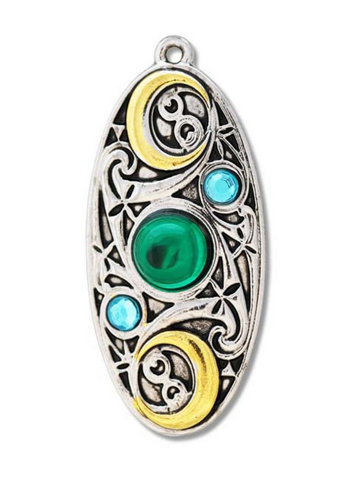 Adelia´s Amulett Anhänger Mythische Kelten Talisman, Mond Schild - Für Klarheit und Besinnung von Adelia´s