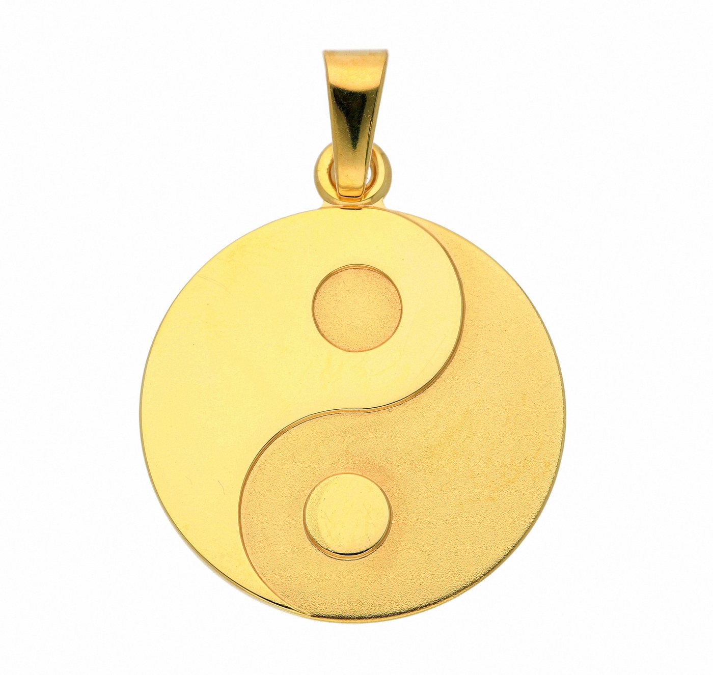 Adelia´s Kettenanhänger Damen 333 Gold Anhänger Ying Yang, Goldschmuck für Damen von Adelia´s