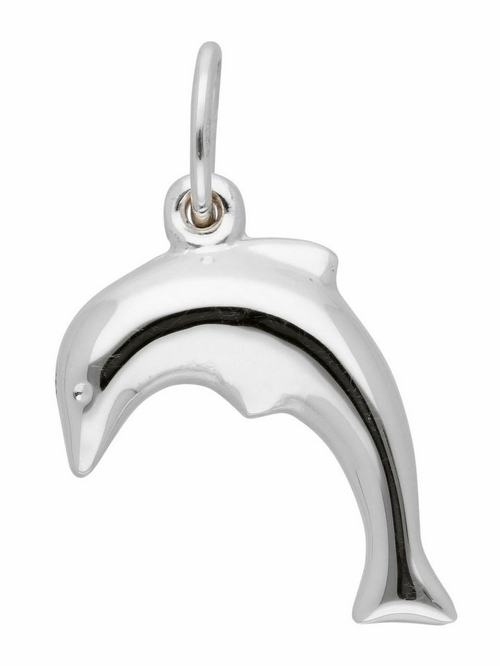 Adelia´s Kettenanhänger 925 Silber Anhänger Delphin, 925 Sterling Silber Silberschmuck für Damen von Adelia´s