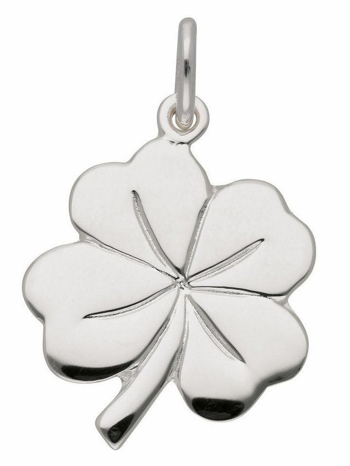 Adelia´s Kettenanhänger 925 Silber Anhänger Kleeblatt, Silberschmuck für Damen von Adelia´s