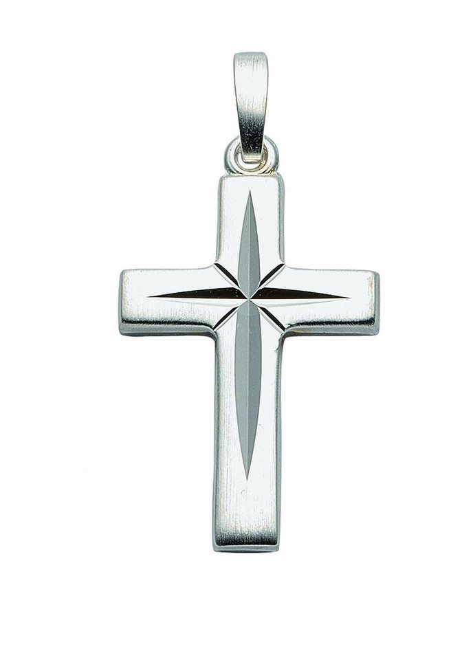 Adelia´s Kettenanhänger 925 Silber Kreuz Anhänger, Silberschmuck für Damen & Herren von Adelia´s