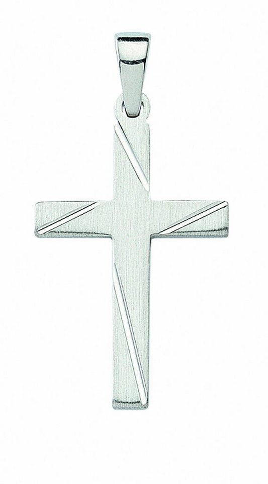 Adelia´s Kettenanhänger 925 Silber Kreuz Anhänger, Silberschmuck für Damen & Herren von Adelia´s