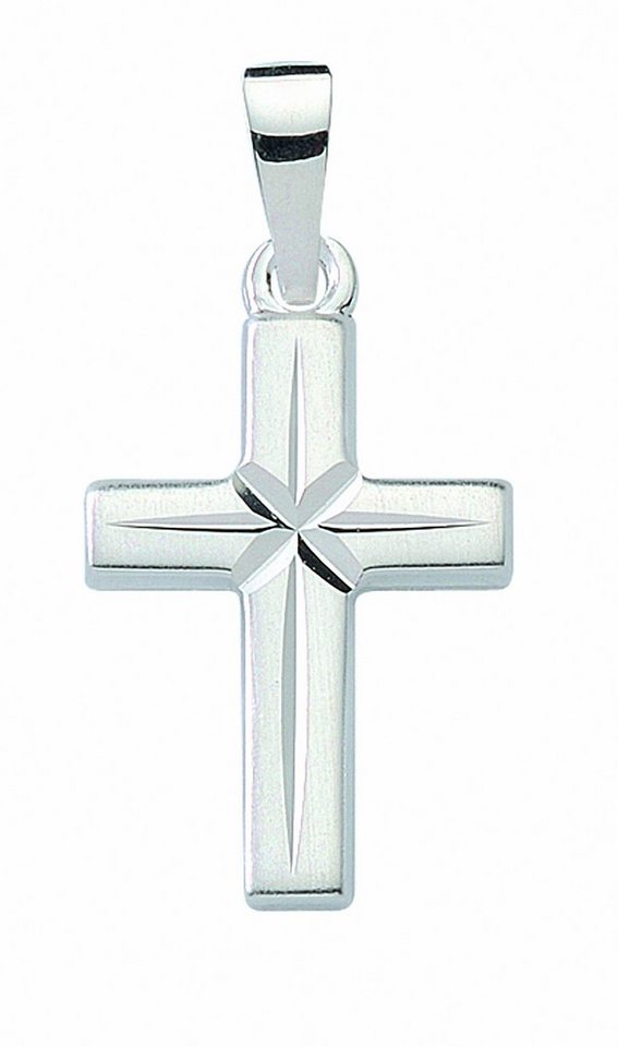 Adelia´s Kettenanhänger 925 Silber Kreuz Anhänger, Silberschmuck für Damen & Herren von Adelia´s