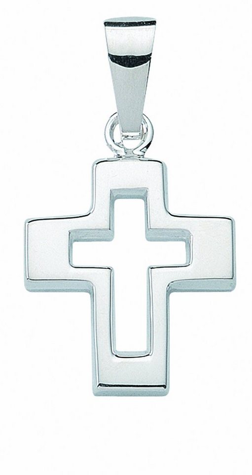 Adelia´s Kettenanhänger 925 Silber Kreuz Anhänger, Silberschmuck für Damen & Herren von Adelia´s