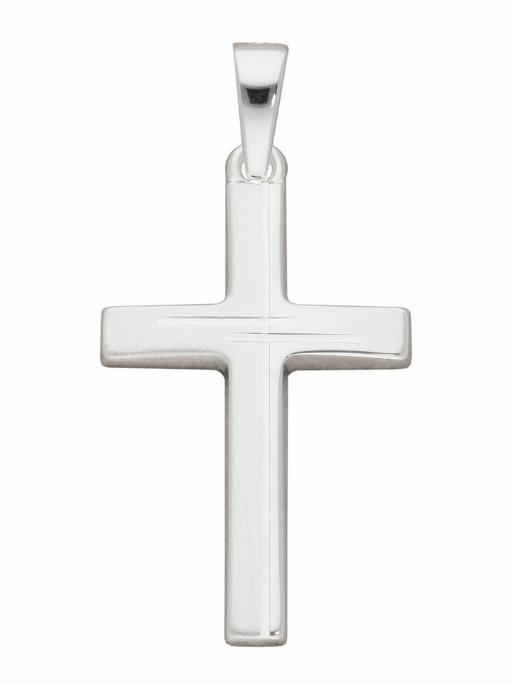 Adelia´s Kettenanhänger 925 Silber Kreuz Anhänger, Silberschmuck für Damen & Herren von Adelia´s