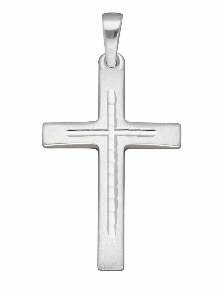 Adelia´s Kettenanhänger 925 Silber Kreuz Anhänger, Silberschmuck für Damen & Herren von Adelia´s