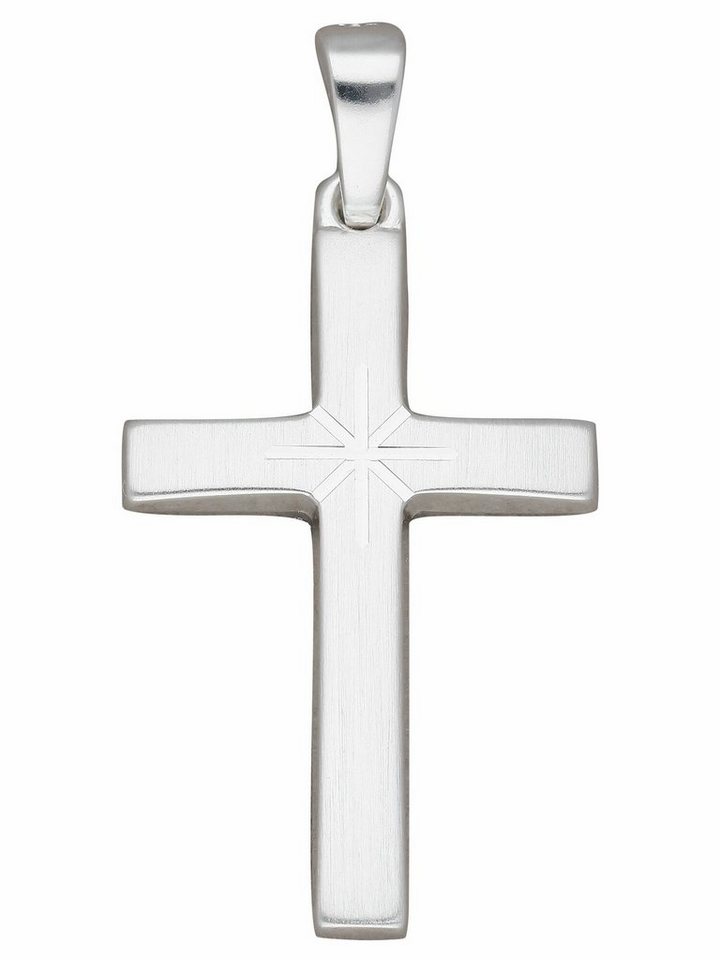 Adelia´s Kettenanhänger 925 Silber Kreuz Anhänger, Silberschmuck für Damen & Herren von Adelia´s