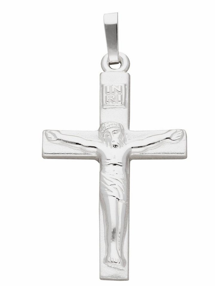 Adelia´s Kettenanhänger 925 Silber Kreuz Anhänger Korpus, Silberschmuck für Damen & Herren von Adelia´s