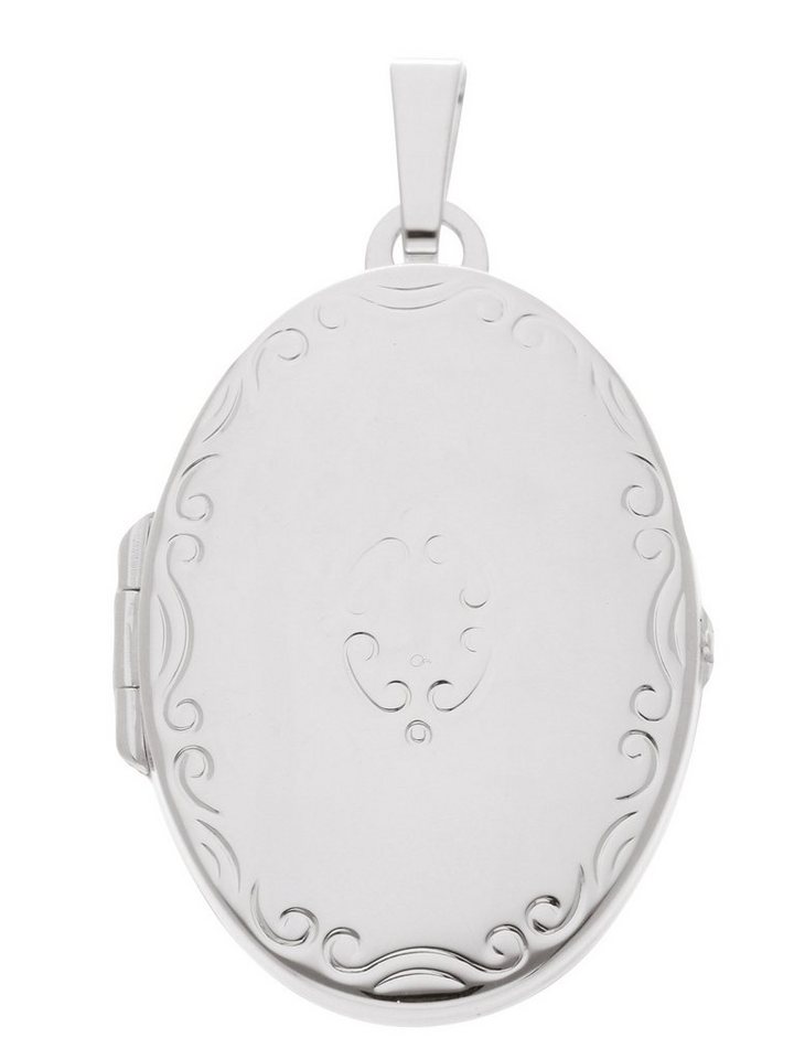 Adelia´s Kettenanhänger 925 Silber Medaillon Anhänger, Silberschmuck für Damen von Adelia´s