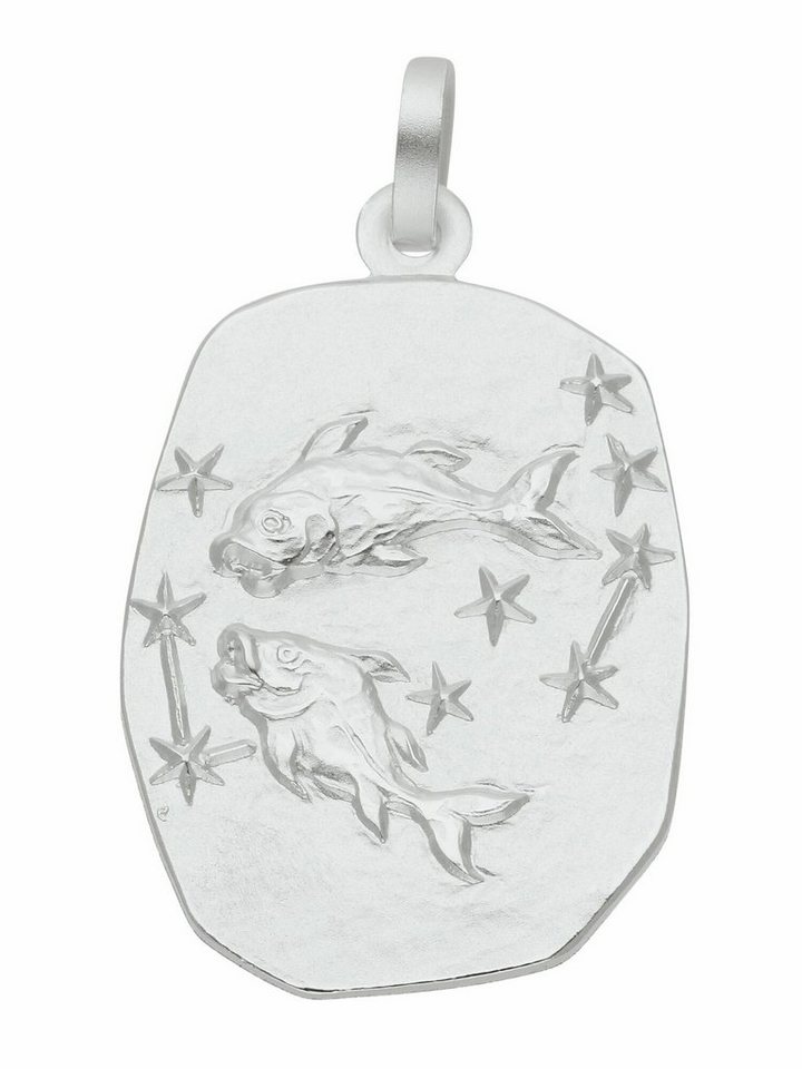 Adelia´s Kettenanhänger 925 Silber Sternzeichen Anhänger Fisch, Silberschmuck für Damen & Herren von Adelia´s